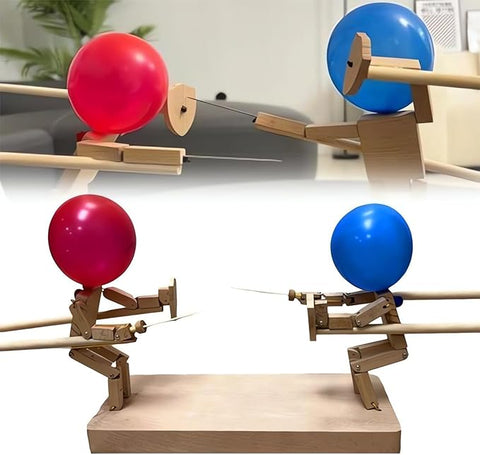 Laatste Dag 50% Korting!🔥| KnockleHeads™ – Houten Ballongevecht